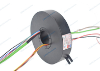 Low Temperature Pancake Slip Ring Dengan Through Hole Id45mm Sinyal Ethernet