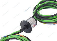 Modbus Signal Slip Ring Dengan 10A Daya Listrik &amp; Flange Untuk Otomatis Industri