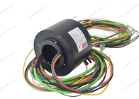 Ethernet Signal Slip Ring dengan Profi-net RS232 &amp; Through Bore For Power system