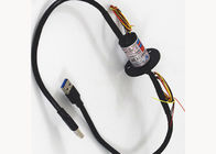 USB 3.0 Capsule Slip Ring plastik Housing Tingkat Transmisi Cepat Dengan Sinyal PWM