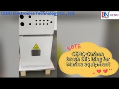 Cincin Slip Carbon Brush Arus Tinggi IP54 Dengan Binding Post Untuk Aplikasi Kelautan