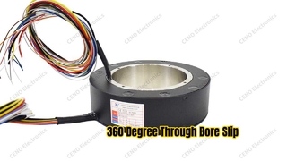 Melalui Bore Slip Ring untuk Transmisi Tenaga Industri