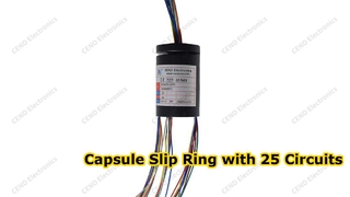 Ring Slip Flange Sirkuit 25 Ringkas untuk Robotika