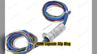 Cincin Slip Kapsul HDMI dengan Ethernet