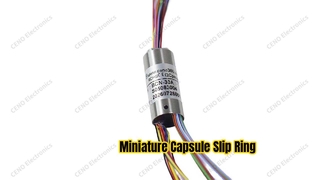 Miniatur Kapsul Slip Ring BCN 30A untuk Rotasi 360