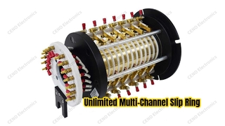 CENO Arus Tinggi Melalui Bore Slip Ring Rotasi 360
