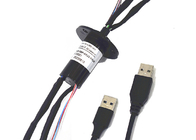 2 Kecepatan Operasi USB 300rpm Capsule Slip Ring Bahan Plastik Rekayasa