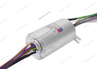 Melalui Bore 1000m Gigabit Ethernet Sinyal Slip Ring Collector Dengan Rotary Electrical Joint
