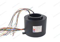 Electric High Temperature Slip Rings With Through Hole ID 80mm Untuk Industri