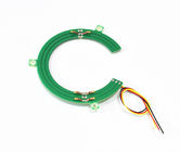 Flat Pancake Slip Ring Ruang Tipis Melalui Bore 55mm 0-5VDC Untuk Electrombile