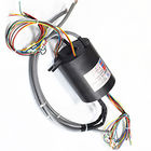 2 Grup Gigabit Ethernet Wire Slip Ring CAT 5e Kabel Untuk Peralatan Otomasi