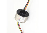 Besar Melalui Bore Slip Rings Connector Rotasi Rotary Joint Halus 0-500VAC / VDC