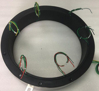 435mm Diameter Besar Melalui Lubang Slip Ring IP51 Dengan Sinyal Thermocouple