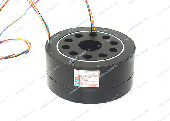8 Sirkuit Slip Ring Industri Melalui Lubang Dengan Diameter 40mm