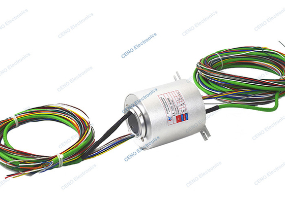 1000M Gigabit Ethernet Terintegrasi Slip Ring Kontak Logam Mulia 0 - 300rpm