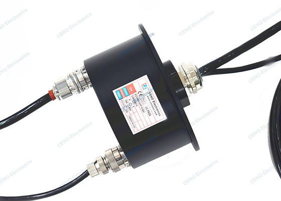 100M Megabit Ethernet Signal Slip Ring Untuk Aplikasi Suhu Rendah