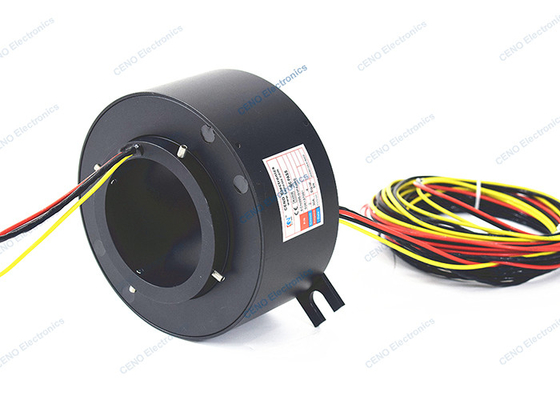 Profibus Signal Industrial Slip Ring Melalui Lubang 95mm Untuk Peralatan Cerdas