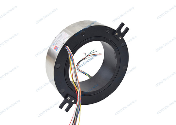ID 165mm Melalui Lubang Slip Ring Dengan Kolektor Listrik Dan RS485