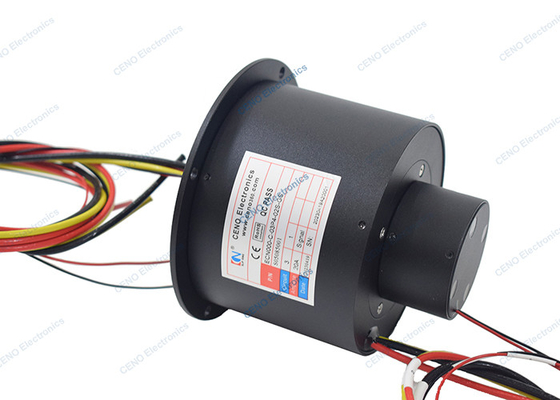 0 - 12000rpm Slip Ring Berkecepatan Tinggi Dengan Kolektor Listrik Untuk Aplikasi Industri