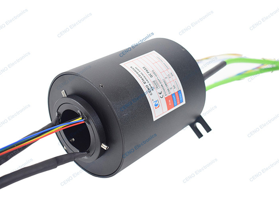 0 - 10rpm Signal Slip Ring Dengan 2 Group Gigabit Ethernet Untuk Aplikasi Industri