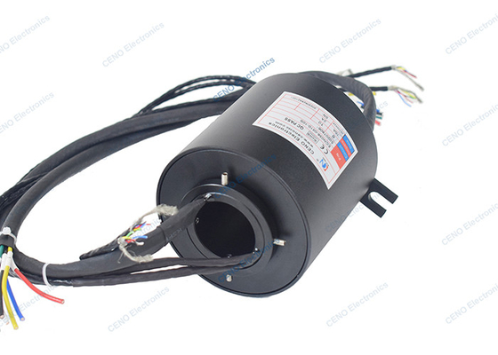 Servo Motor Signal Slip Ring 300rpm Dengan Pengumpul Daya Listrik Melalui Lubang