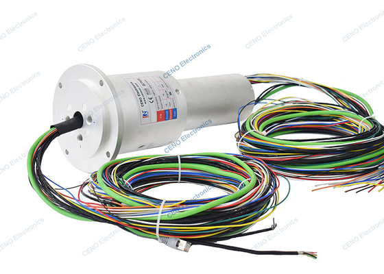 Cincin Slip Sinyal Ethernet Motor Servo Terintegrasi Menggabungkan Rotary Union Pneumatik