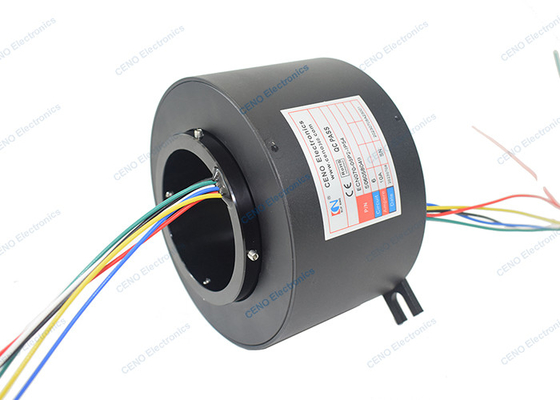 Id 70mm Industrial Slip Ring Hollow Shaft Rotary Electrical Power Joint