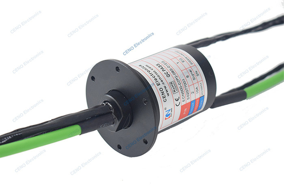 1000m Sinyal Ethernet Slip Ring Collector Konduktif suhu rendah