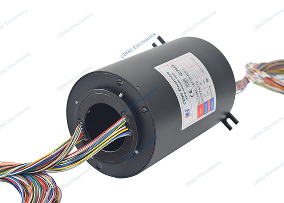 Tipikal melalui lubang slip ring dengan ID60mm & 500Rpm Untuk Sistem Industri Otomatis