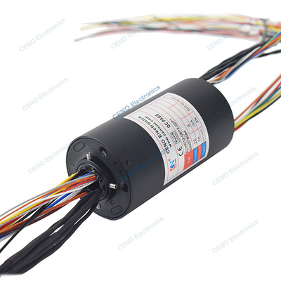 ID12mm Melalui Lubang Konduktif Slip Ring Collectors Untuk Industri Otomatis