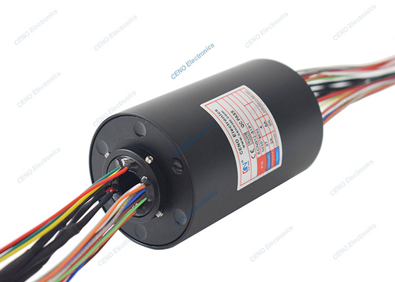 31 Sirkuit 2A 5A Listrik Melalui Lubang Slip Ring Untuk Otomatis Industri