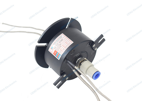 1MPa Ø10mm Tub G1/4'' Pneumatic Integrated Rotary Union dengan sinyal thermopair