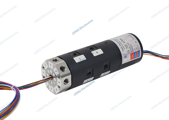8 saluran Mengintegrasikan Pneumatic Rotary Union dengan 6m G1/8 