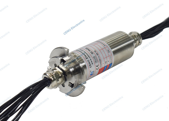 16 Saluran SM MM Fiber Optic Rotary Joint dengan FORJs Slip Ring Untuk Antenna