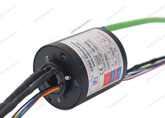Ring slip suhu rendah dengan sinyal Gigabit Ethernet dan melalui Bor