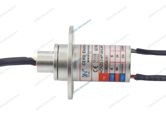 Kelas Perlindungan IP67 Waterproof Slip Ring dengan Kapsul Miniatur