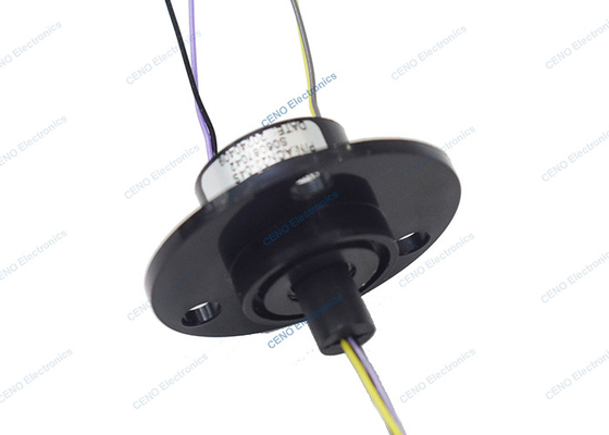 4 Sirkuit Sinyal Mini Slip Ring Kapsul Dengan Bahan Plastik Teknikal