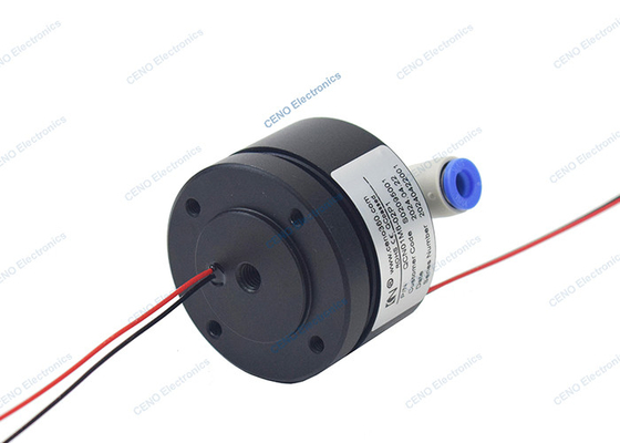 1 saluran Gas Integrate Pneumatic Rotary Union dengan Ø6mm Tub & -100KPa ~ 0.6MPa