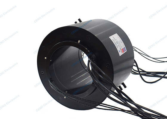 Profi Bus Signal Slip Ring dengan Through Hole ID200mm Untuk Sistem Industri