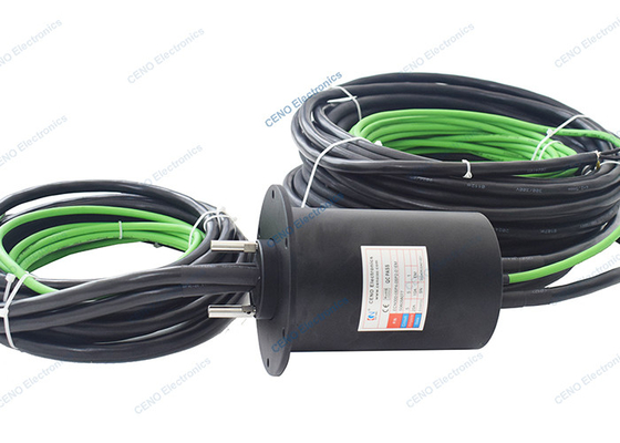 1000M Ethernet Signal Slip Ring dengan Through Hole Option untuk Data Center