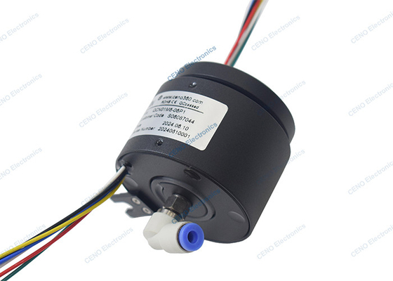 1 saluran Udara M6 * 1.0 & Ø4mm tabung Integrasi Pneumatic hidraulik Rotary Union