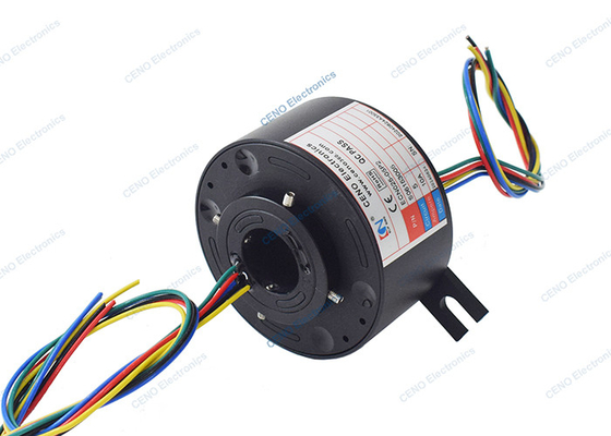 0-300rpm Melalui Lubang Slip Ring Dengan Inner Bor 25.4mm Untuk Sistem Industri
