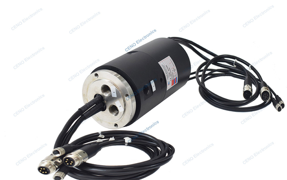 2 Saluran Mengintegrasikan Pneumatic Hydraulic Rotary Union Dengan G3 / 8