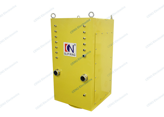 High Current Carbon Brush Slip Ring dengan Sinyal Ethernet Untuk Mesin Pelabuhan