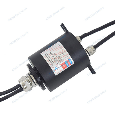 Customized Waterproof Slip Ring dengan IP65 dan Rotating Encoder Signal Connector