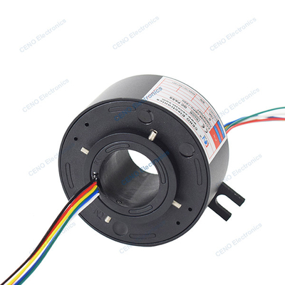 Melalui lubang Slip Ring dengan lubang dalam 38mm dan putar konduktif untuk Industri
