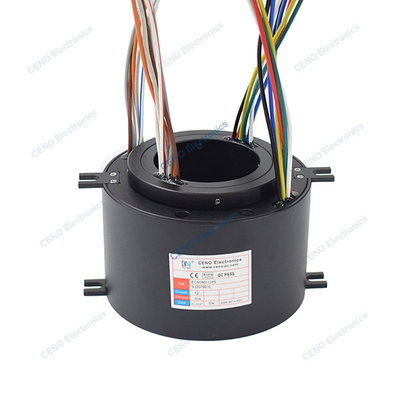 Ring slip poros berongga dengan diameter dalam 80 mm untuk lengan robot atau robot