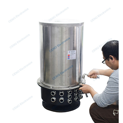 Cincin slip sikat karbon berukuran besar dengan daya listrik dan sinyal multi-saluran