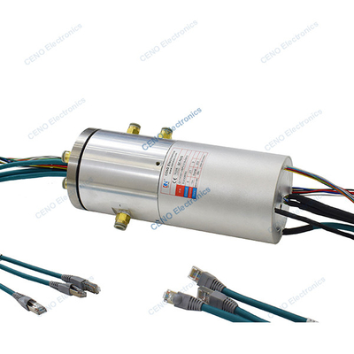 Mengintegrasikan Pneumatic hidraulik rotary union dengan power Encoder & Ethernet Signal