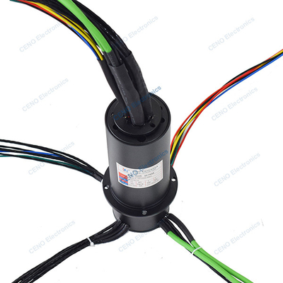 Low Temperature Ethernet Signal Slip Ring dengan daya listrik multi-channel